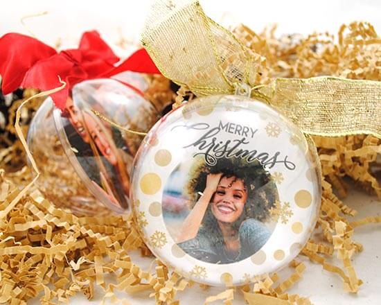 pallina di natale personalizzata. idea regalo originale