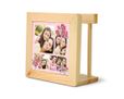 Portatovaglioli in legno con rose e pois