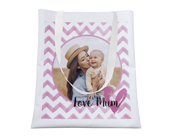 borsa shopping con grafica