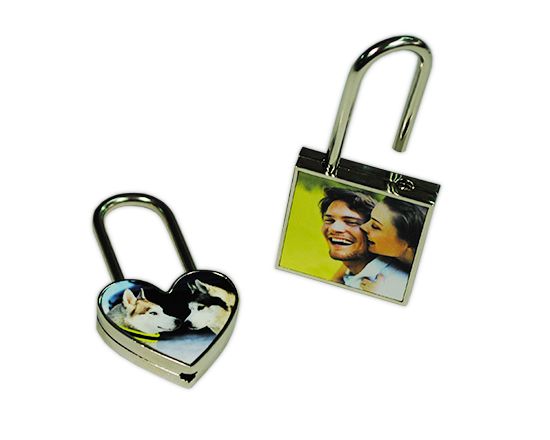 lucchetto in due formati personalizzato con foto