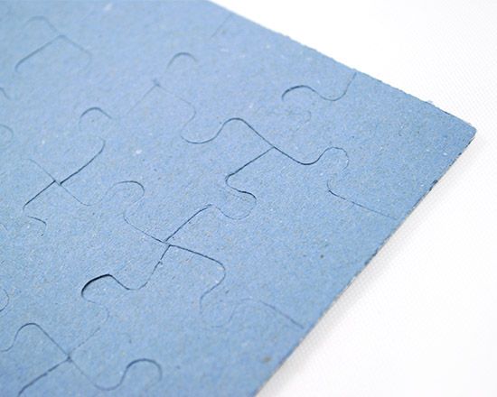 retro del puzzle personalizzato