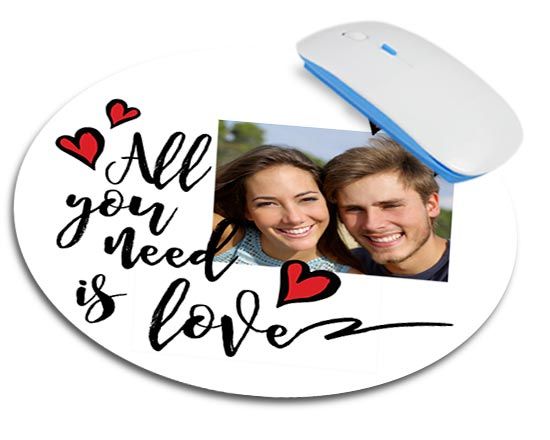 Tappetino mouse tondo Need love