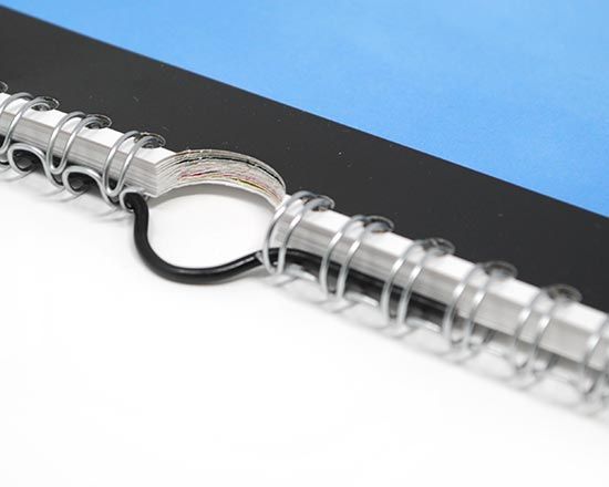 dettaglio calendario con spirale