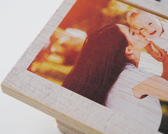 stampa uv su listelli in legno