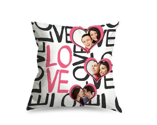 Cuscino in pile Love words