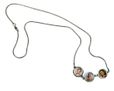 collana con ciondolo tre cerchi personalizzata