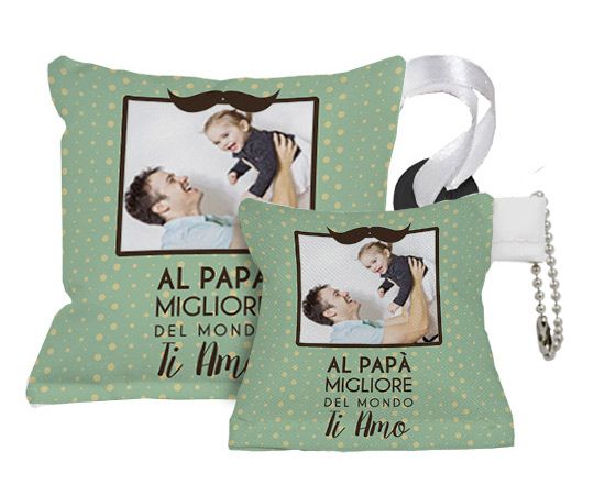 stampa fronte e retro di questo bellissimo portachiavi