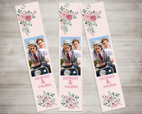 segnalibro personalizzato con foto di ricorrenze ed eventi