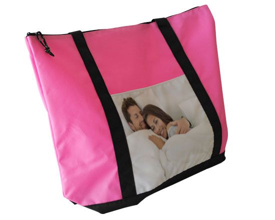 borsa personalizzata multiuso con foto di una coppia