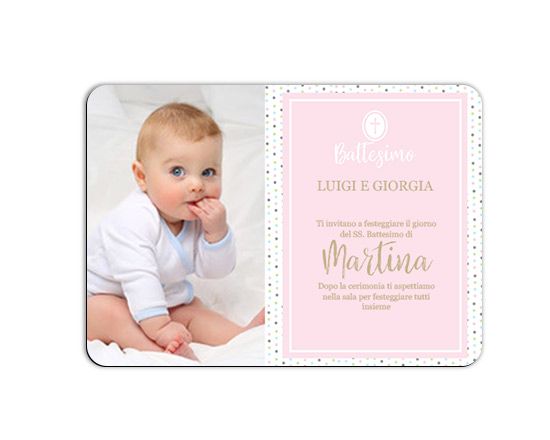 Calamita Rettangolare 9x7 Baptism her