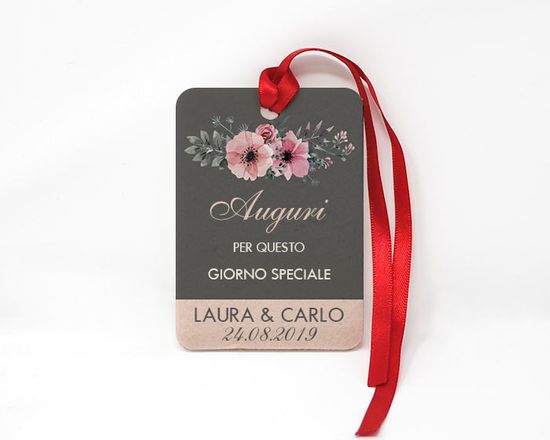 tag bomboniera matrimonio