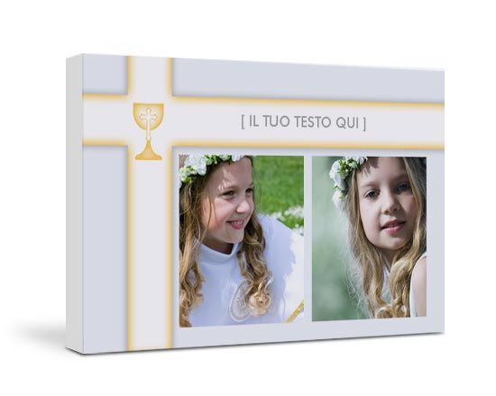 bellissima tela per la prima comunione