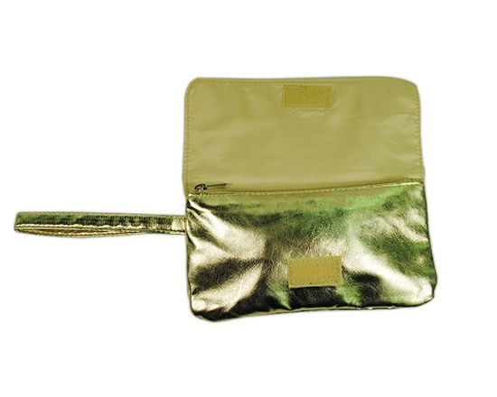 pochette portatrucchi oro