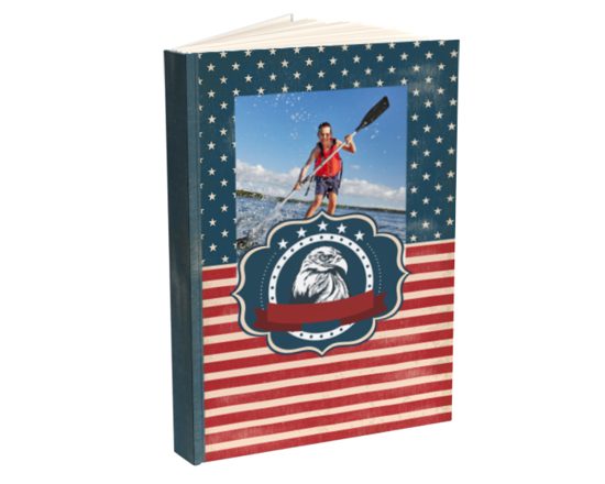 Agenda giornaliera con foto e grafica American Style