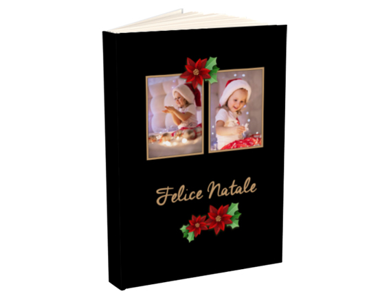 Agenda personalizzata con foto e grafica Felice Natale
