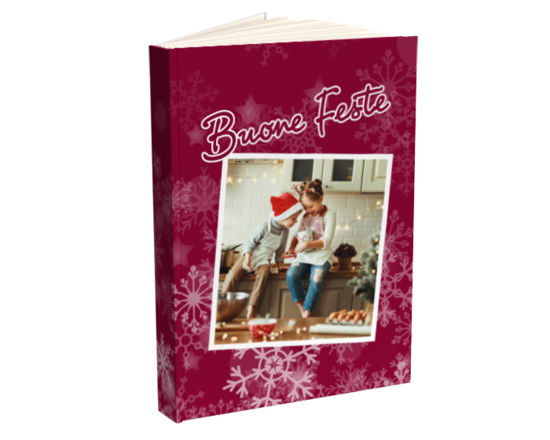 Agenda 15x20 con foto grafica Buone feste