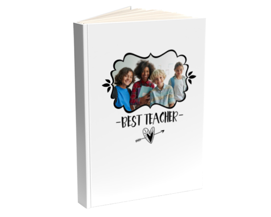 Agenda personalizza con foto come regalo per maestra
