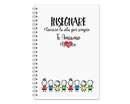 Agenda personalizza con spirale
