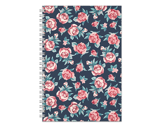 Rose stilizzate per la copertina della tua agenda