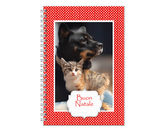 Agenda settimanale con foto come regalo di natale