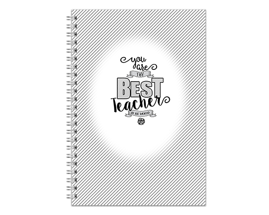 Agenda settimanale come regalo per maestra