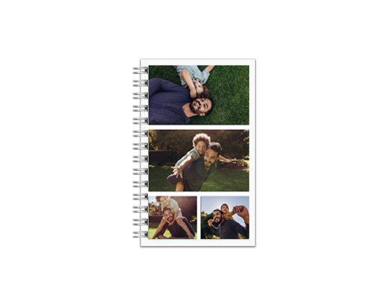 Agenda settimanale con collage 4 foto