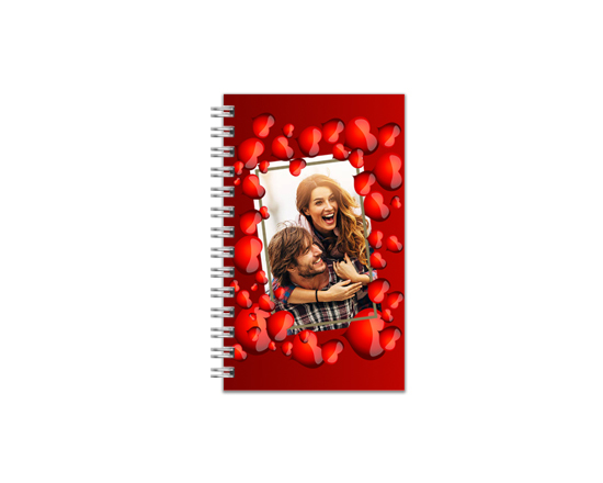 Agenda Personalizzata Piccola grafica cuori