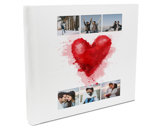 Album 26x30 con tasche White love 