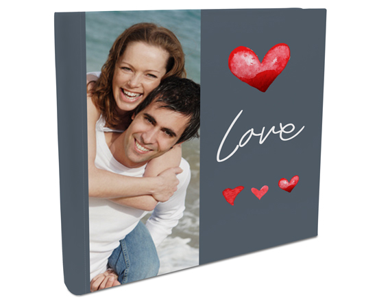 Three Hearts Album Con Tasche 26x30 