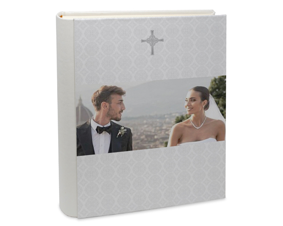 Album fotografico con retro in pelle elegante