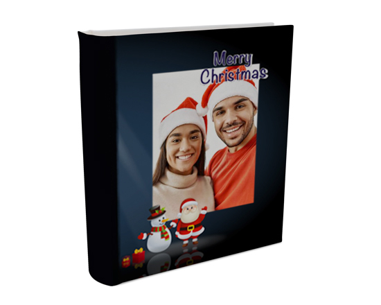 Album con foto e grafica natalizia