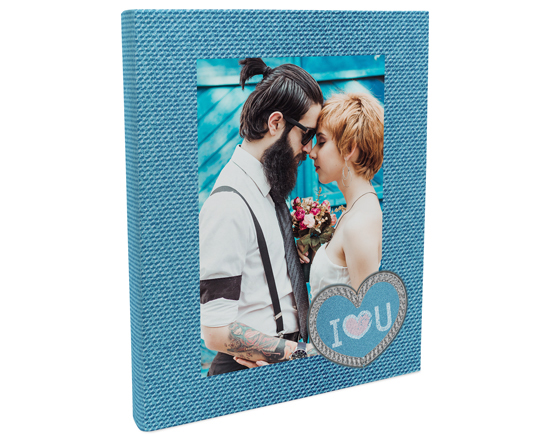 Album personalizzato 24x30 con grafica Jeans