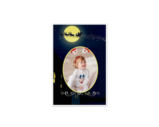 Biglietto auguri di Natale con foto