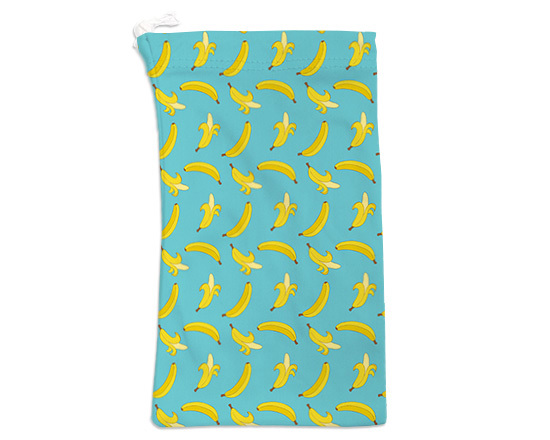 Porta occhiali con grafica banane