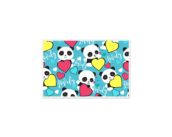 Bigliettino Auguri Lovely panda