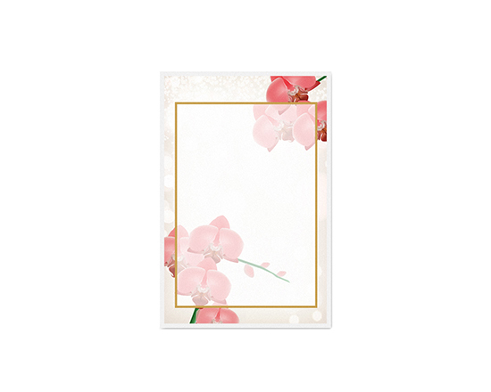 Biglietto Auguri Orchidea