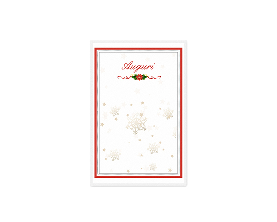 Bigliettino Auguri Stella di Natale
