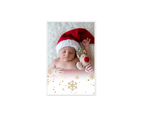 Bigliettino Auguri White Christmas