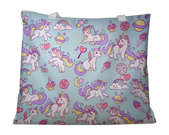 Unicorni colorati per la tua borsa mare