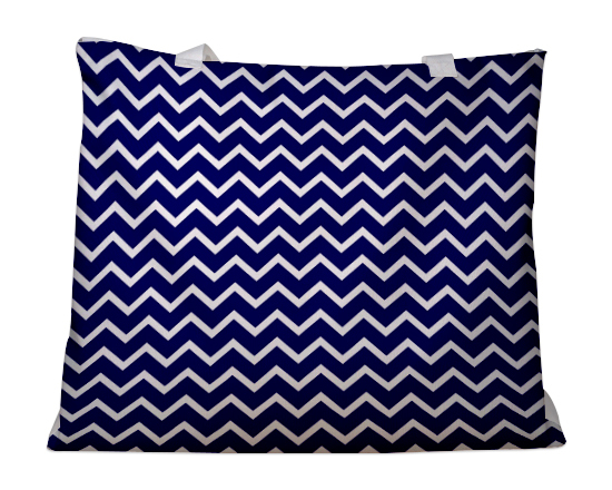 Grafica zig zag per la tua borsa mare