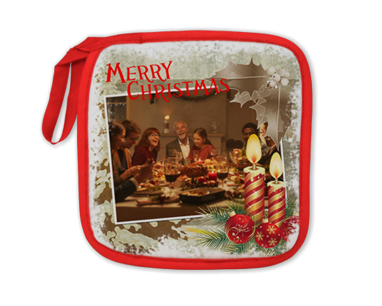 Presina personalizzata con grafica natalizia