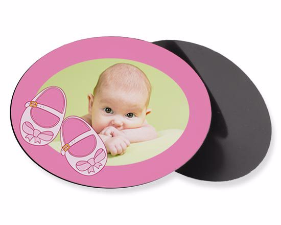 Scarpette rosa per la tua foto calamita