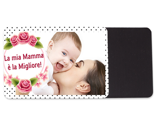 Calamita rettangolare per la festa della mamma