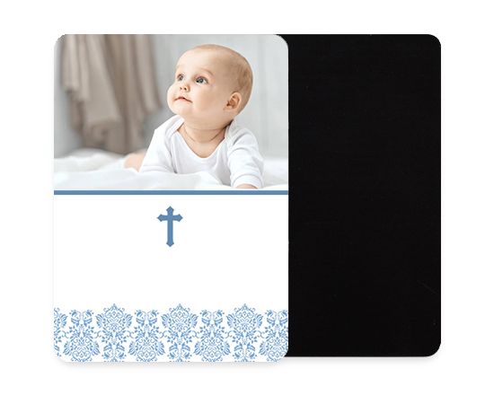 calamita flessibile rettangolare battesimo bambino