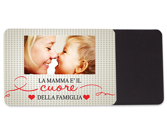 Calamita rettangolare per la festa della mamma