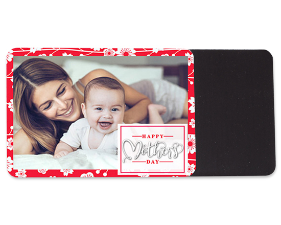 Calamita flessibile rettangolare grande festa della mamma