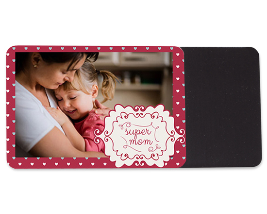 Calamita flessibile rettangolare grande festa della mamma