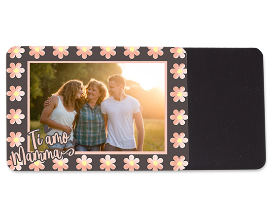 Calamita flessibile rettangolare grande festa della mamma