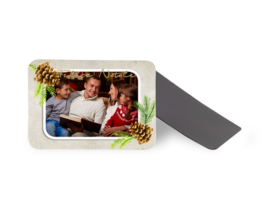 calamita rettangolare flessibile felice natale