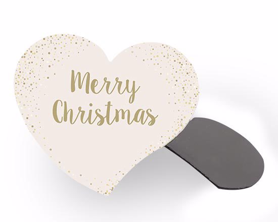 Calamita a cuore per gli auguri di Natale